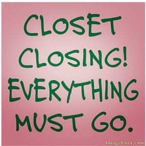 Only reasonable offers accepted. All items will be donated to charity.